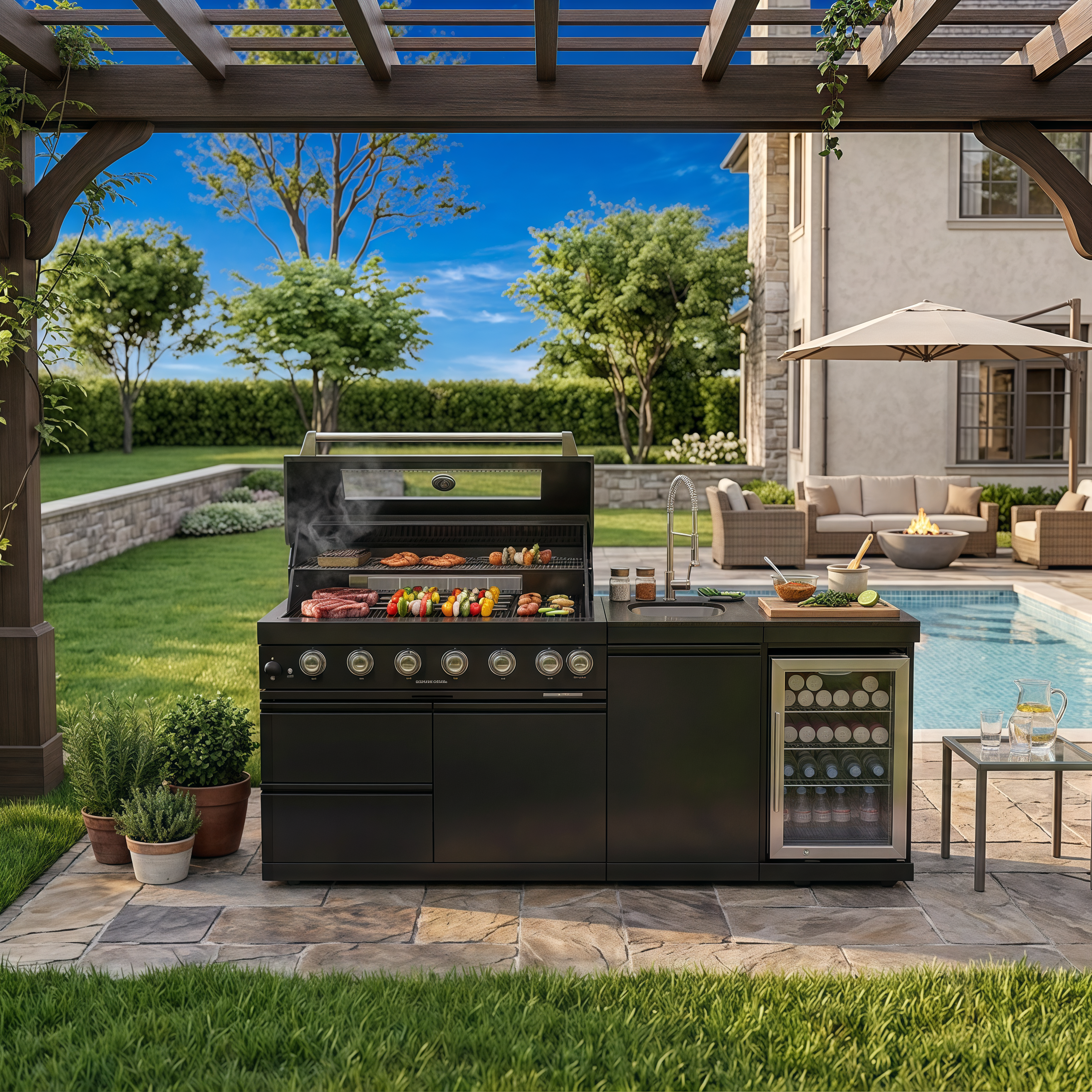 Premium Outdoor Kitchen & Grills